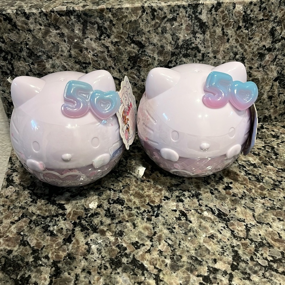 New lot of 2 LOL Surprise Hello Kitty 50th Anniversary Limited edition mystery